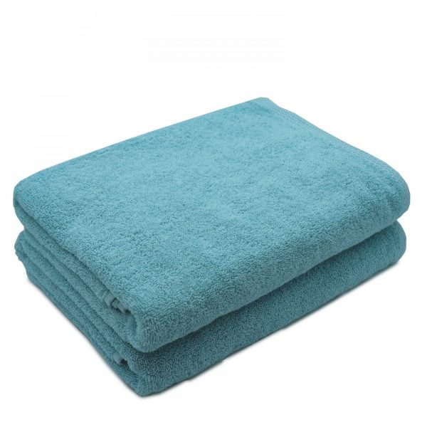 2 db testtörlő készlet, 100% pamut, 600 g/m2, Somnart, 70×140 cm, türkiz