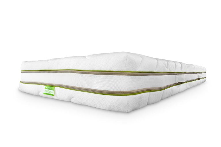 Somnart Latex matrac 140x200x20cm, perforált mag 7 zóna, mosható és levehető 3D huzat cipzárral, fogantyúkkal, közepes keménységű Somnart Latex matrac 140x200x20cm, perforált mag 7 zóna, mosható és levehető 3D huzat cipzárral, fogantyúkkal, közepes keménységű