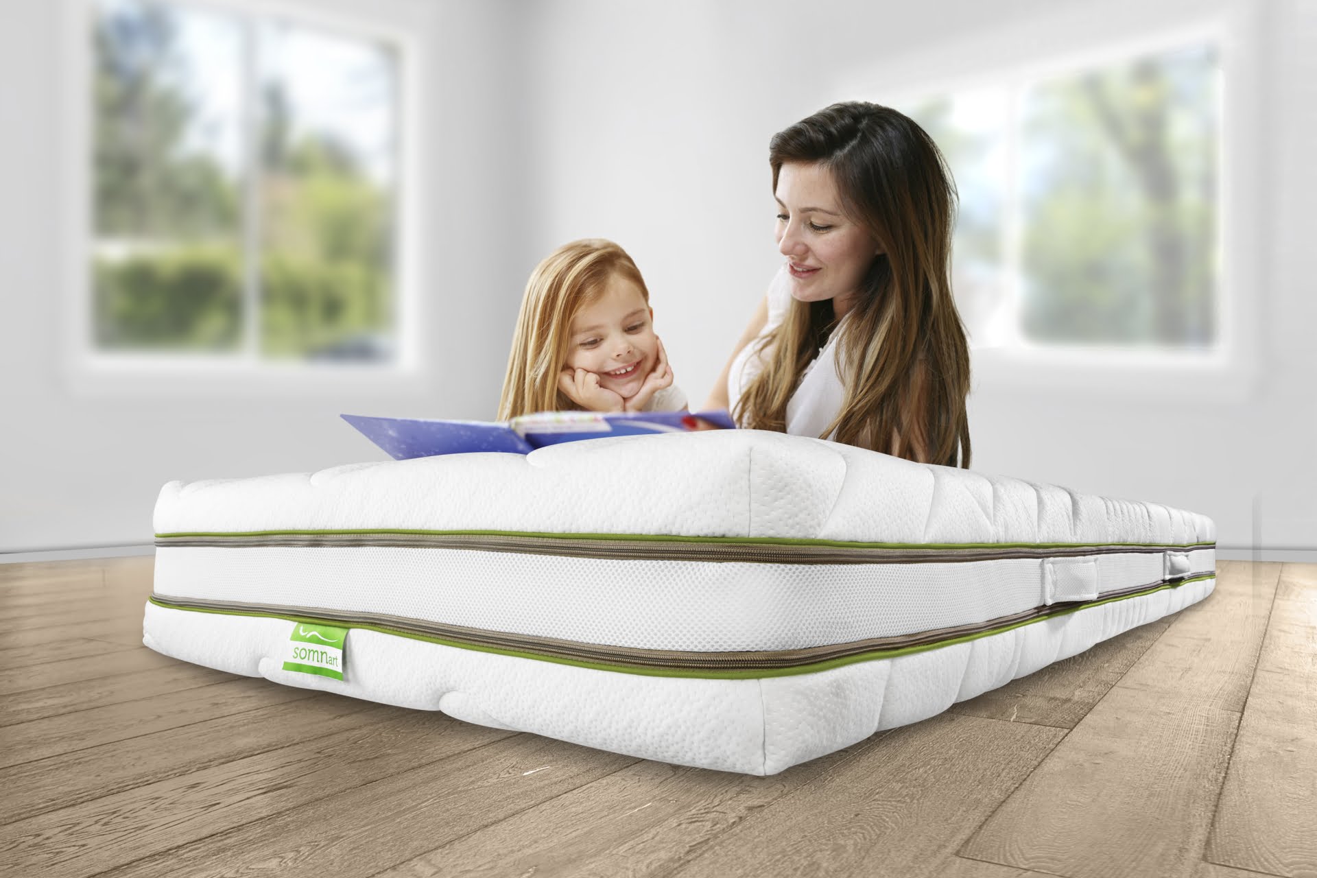 Somnart Latex matrac 140x200x20cm, perforált mag 7 zóna, mosható és levehető 3D huzat cipzárral, fogantyúkkal, közepes keménységű Somnart Latex matrac 140x200x20cm, perforált mag 7 zóna, mosható és levehető 3D huzat cipzárral, fogantyúkkal, közepes keménységű