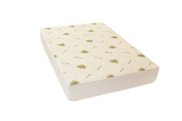 Extra Memory Foam matrac 180×200 Somnart, Memory Ultimate, poliuretán habbal, mosható és levehető Aloe Vera huzattal cipzárral, vastagsága 24 cm, kiteregetve, közepes keménységű
