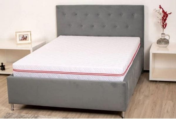 SOMNART ortopéd matrac 140x190x17cm, poliuretán hab 2 cm-es memóriával, levehető cipzáras huzat, közepes keménységű