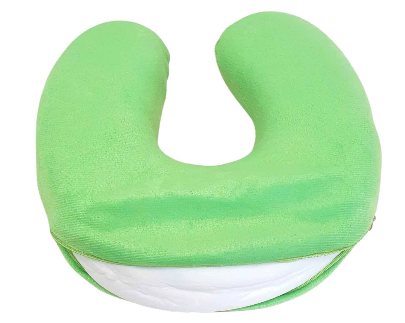 SOMNART utazópárna GREEN memóriahabból, 32x32x8 méretű SOMNART utazópárna GREEN memóriahabból, 32x32x8 méretű