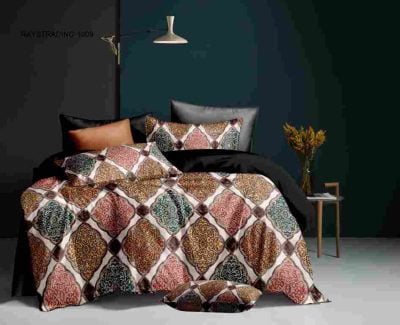 📣Csomag 1 db Ágynemű BS007 nyomott mikroszálas + 1 db 200×220-as paplan + 2 db 50×70-es párna