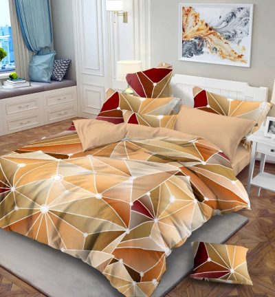 📣Csomag 1 db Ágynemű BS015 nyomott mikroszálas + 1 db 200×220-as paplan + 2 db 50×70-es párna