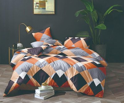 📣Csomag 1 db Ágynemű BS016 nyomott mikroszálas + 1 db 200×220-as paplan + 2 db 50×70-es párna