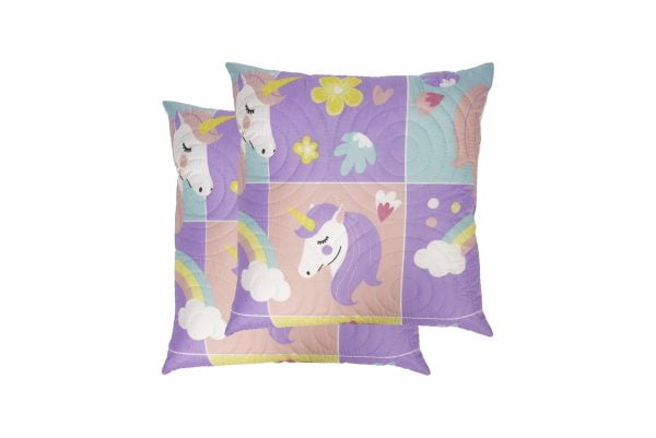 Somnart Unicorn Párna szett, 2 darab, 70×70 cm, mikroszál