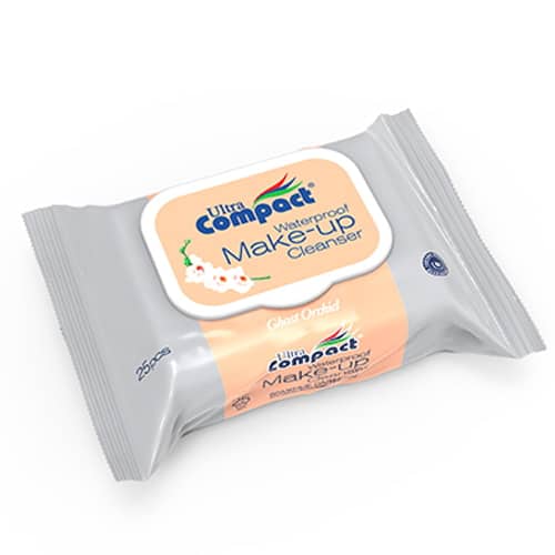 Nedves törlőkendők arcra, szemre és ajkakra, Vízálló sminklemosó, Ultra kompakt, 25 db / szett Nedves törlőkendők arcra, szemre és ajkakra, Vízálló sminklemosó, Ultra kompakt, 25 db / szett