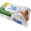 Univerzális baba törlőkendő nedves szalvéta 72 db Spring Line Aloe Vera kivonat fedéllel