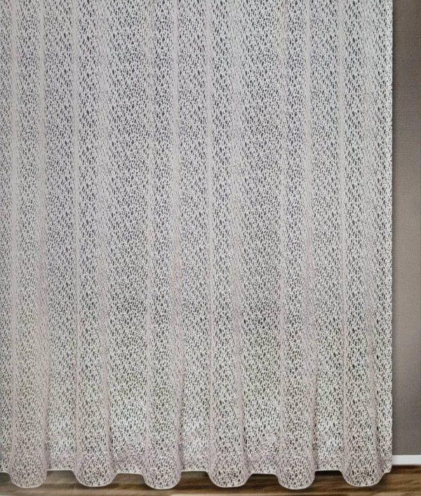 Függöny betonacél és ólomszalaggal, L300 x H250, hálós mintával