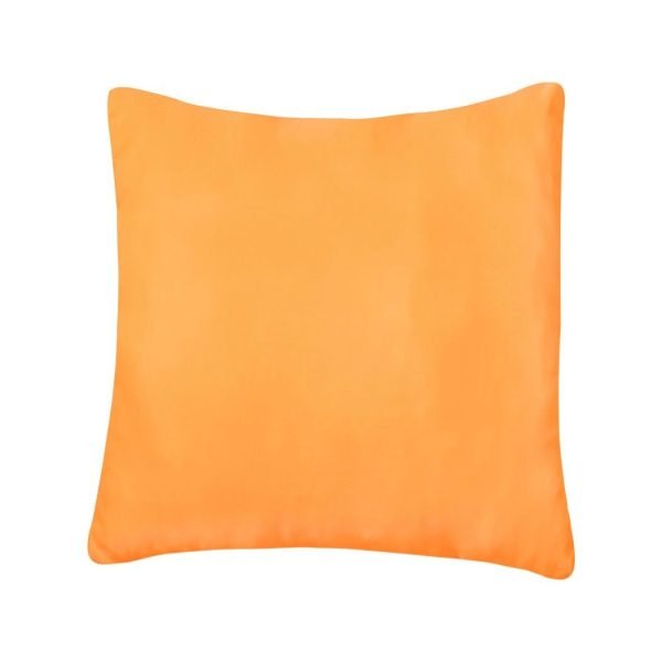 Párna 70×70 Somnart Belina, mikroszálas, mosógépben mosható, porszívózva, narancs