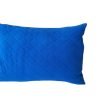 50×70-es puha és puha PolarTech mikropolár steppelt párna, Cocolino típusú, Palace Blue szín, Somnart, porszívózott