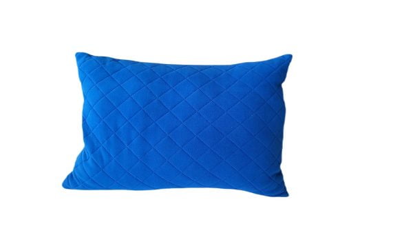 50×70-es puha és puha PolarTech mikropolár steppelt párna, Cocolino típusú, Palace Blue szín, Somnart, porszívózott