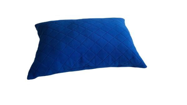 50×70-es puha és puha PolarTech mikropolár steppelt párna, Cocolino típusú, Palace Blue szín, Somnart, porszívózott