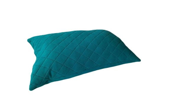 50×70 puha és bolyhos PolarTech mikropolár steppelt párna, Cocolino típusú, smaragd színű, Somnart, porszívózott