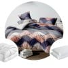 📣Csomag 1 db BS002 nyomott mikroszálas ágynemű + 1 db 200×220-as paplan + 2 db 50×70-es párna