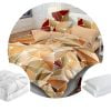📣Csomag 1 db Ágynemű BS015 nyomott mikroszálas + 1 db 200×220-as paplan + 2 db 50×70-es párna