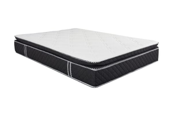 Matrac rugóval és memóriával Somnexpert Top Confort 140x200x30, közepes keménységű, beépített fedővel, fogantyúkkal