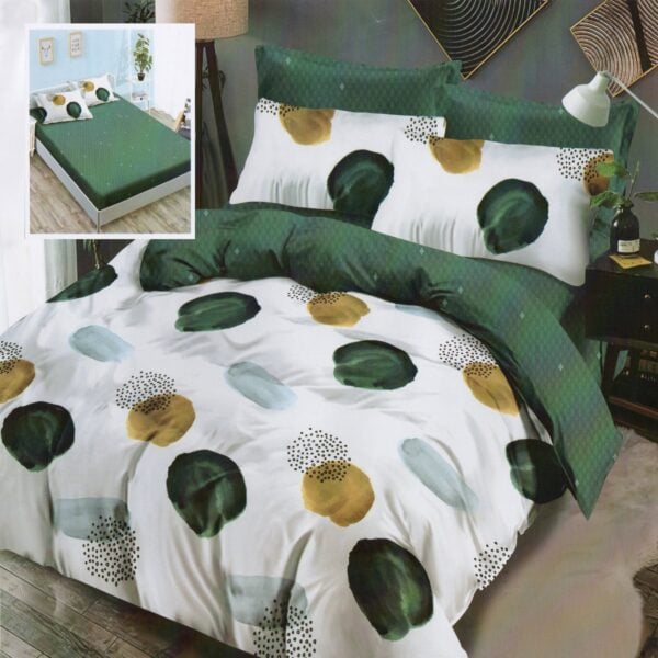 Finom ágynemű 6 db, ágynemű gumival, lepedő 200×230, 2 párnahuzat 50×70, 2 párnahuzat 70×70, Extra HF6P87